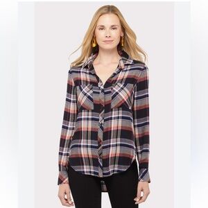 Cloth and Stone plaid flannel shirt Size Small